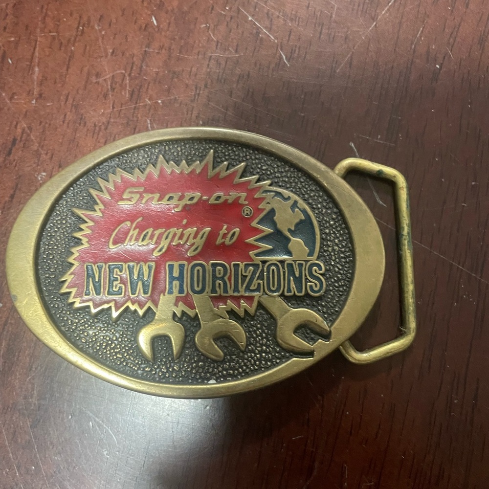 Snap-on Gold Belt Buckle